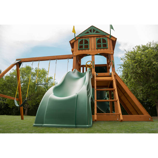 Gorilla Playsets Metal Swing Set Dinner Bell & Reviews Wayfair